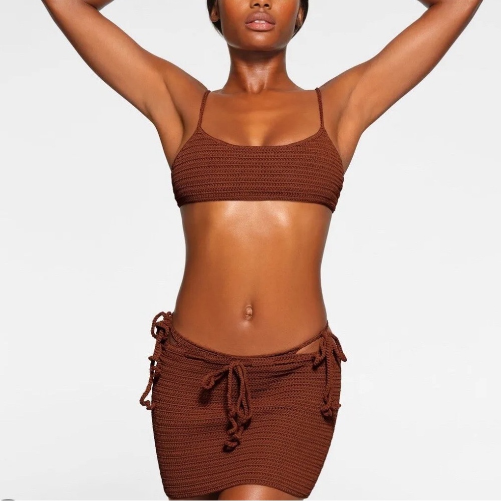 Skims Crochet Swim Bikini Set